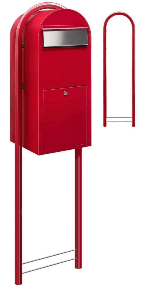 Briefkasten Jumbo 3001 i Hellrot Bobi 6417237026187