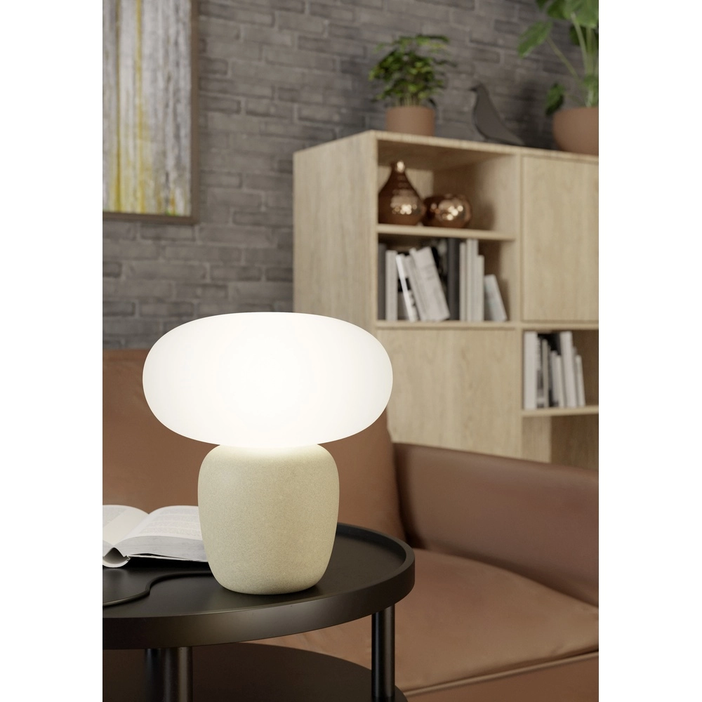 Beige Tischlampe Cahuama Ø 30cm - 1x E27 Eglo 9002759998240