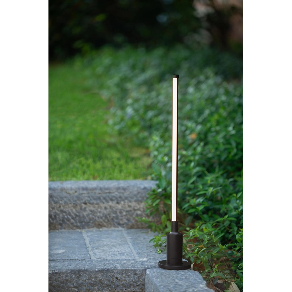 Elegante Gartenlampe Lornex IP54 schwarz 58 cm Lucide 5411212290519
