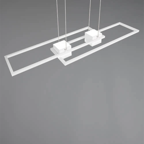 LED-Hängelampe Büro Albany Weiß Trio 4017807610338
