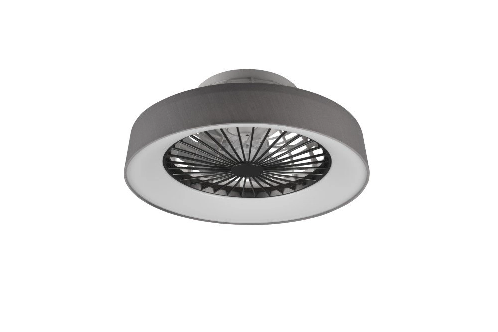 LED-Deckenventilator Farsund 47cm schwarz Trio 4017807491081
