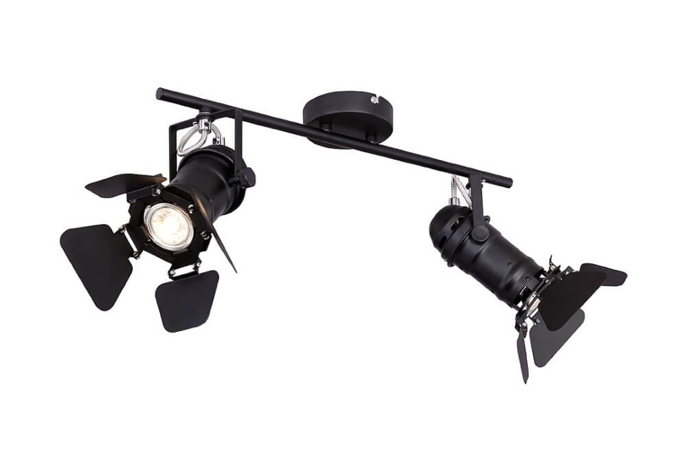 Schwarze Deckenlampe Egon