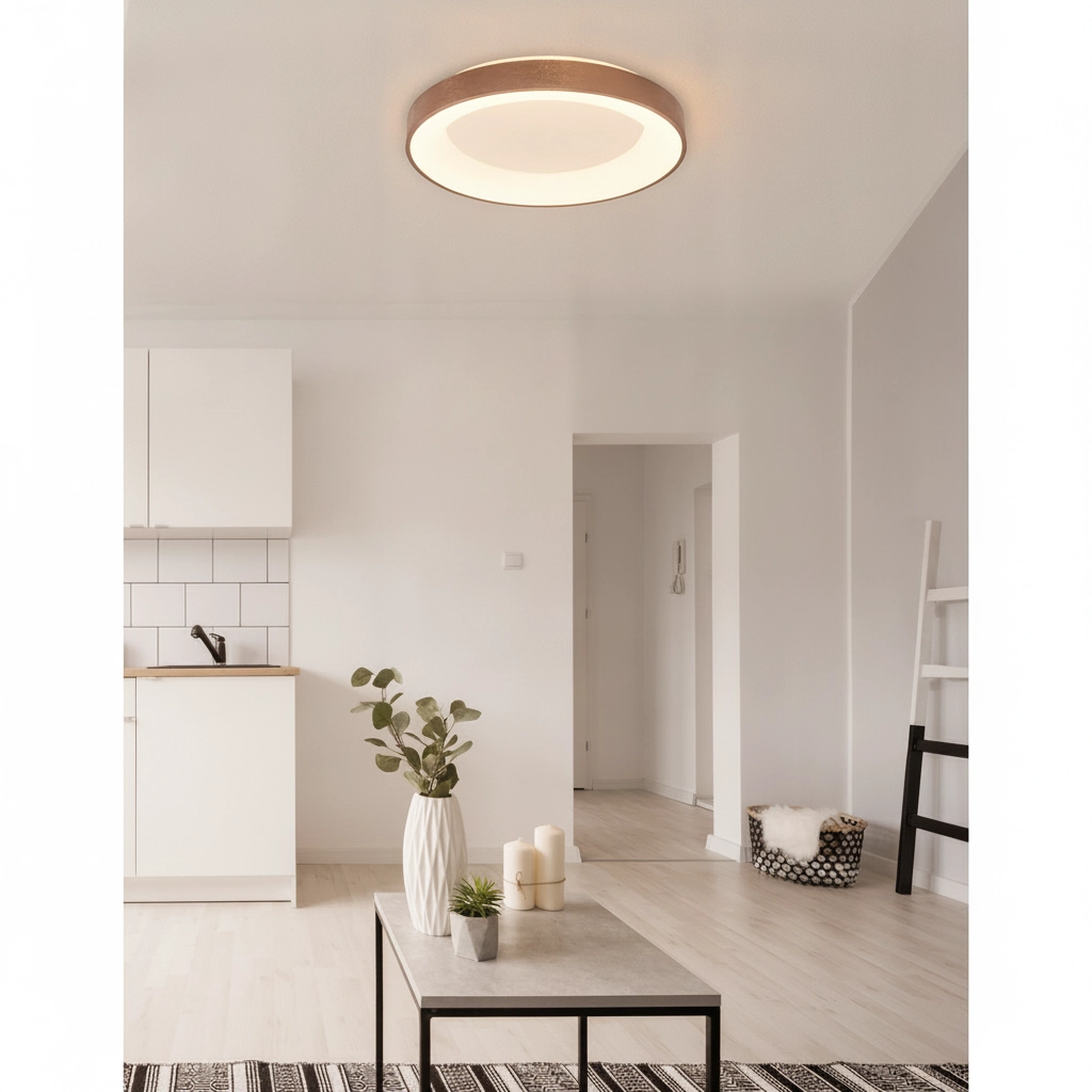 Deckenlampe Rando Thin kaffeebraun Ø 60cm