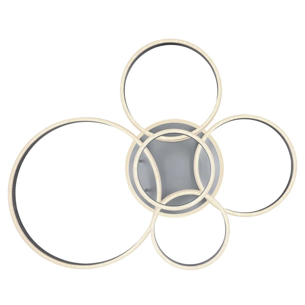 Deckenlampe Rubio Graue 5 Ringe Globo 9007371422913