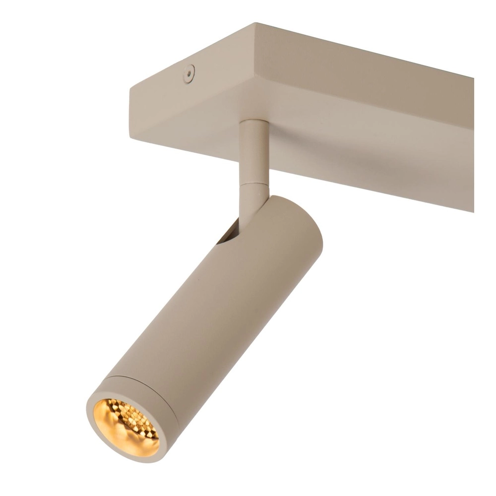 Elegante Deckenlampe Grado 2-hell sandbraun Lucide 5411212221728