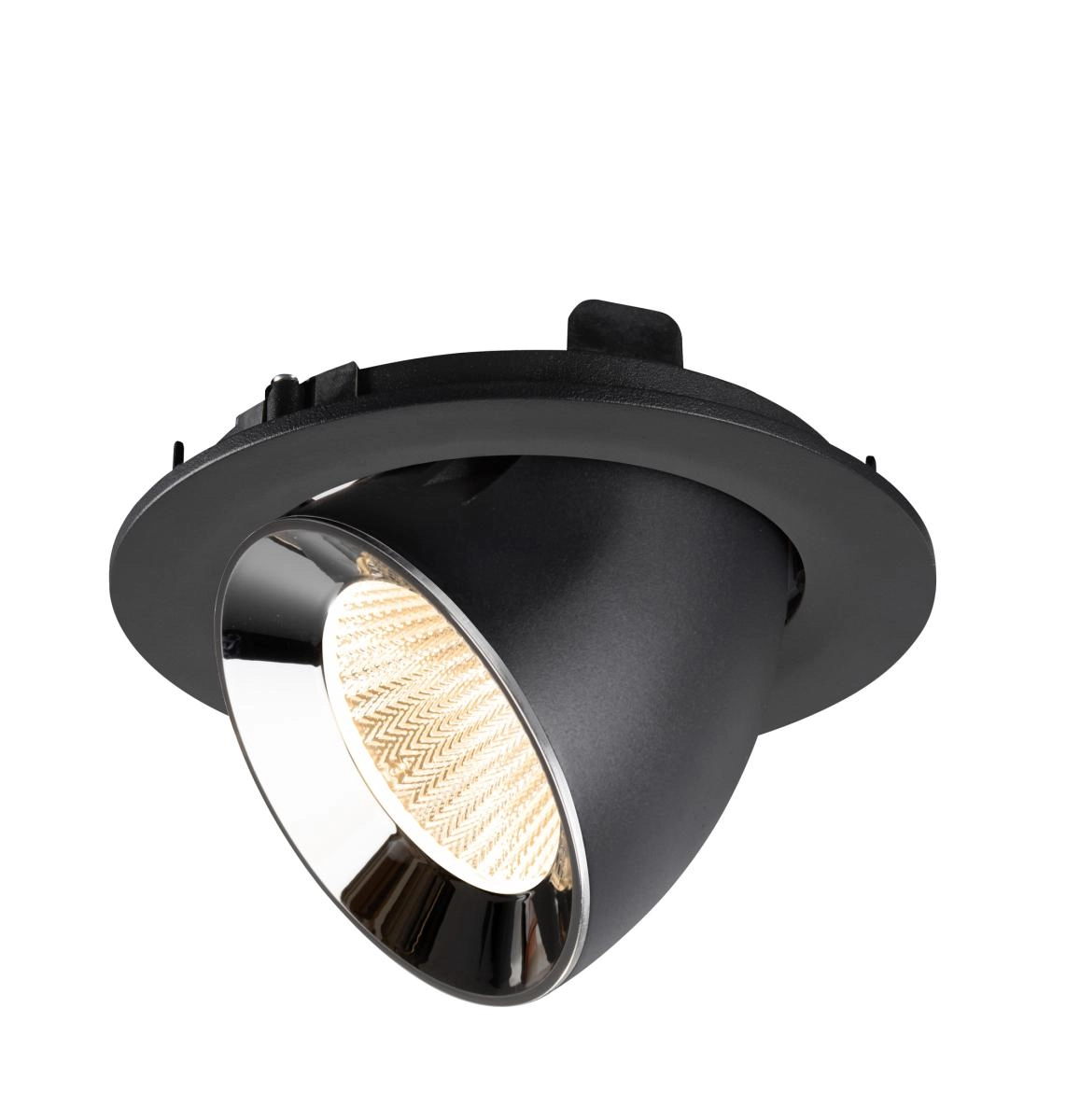 Einbau-Strahler Numinos Gimble L Schwarz/Chrom 2700K - 40gr SLV 4024163310468