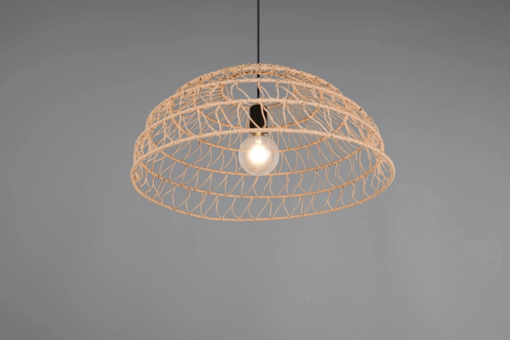 Rattan Pendelleuchte Paulette Ø 60cm Trio 4017807637533