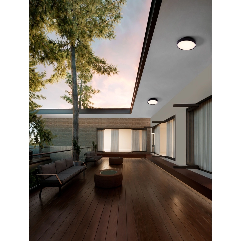 Deckenlampe Sky Ø 30cm schwarz Lyora 5212017453693