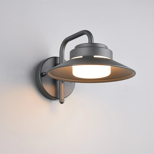 Moderne Stalllampe Atrato Anthrazit