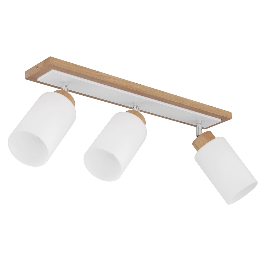 Deckenlampe Rowena 3-Licht Holz Globo 9007371580361