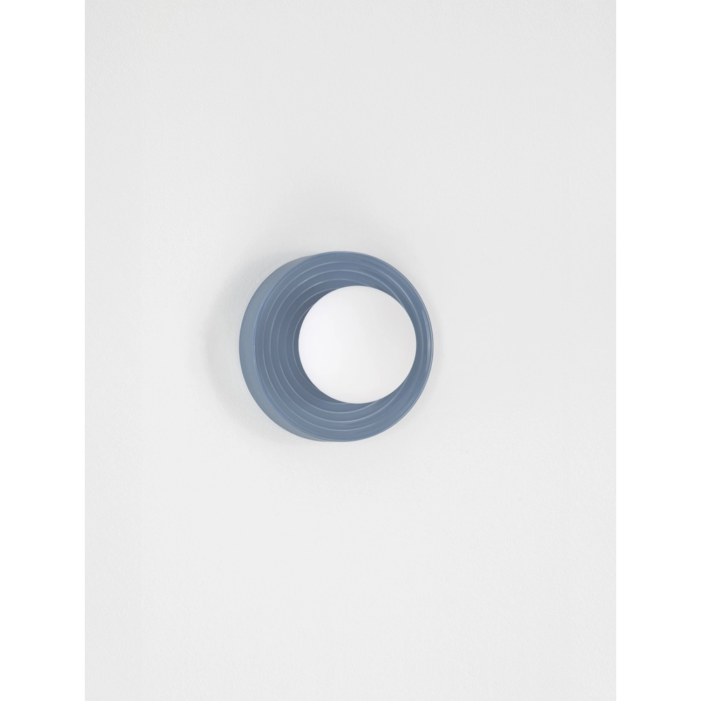 Wandleuchte Orbique hellblau Ø 16cm Lyora 5212017483904