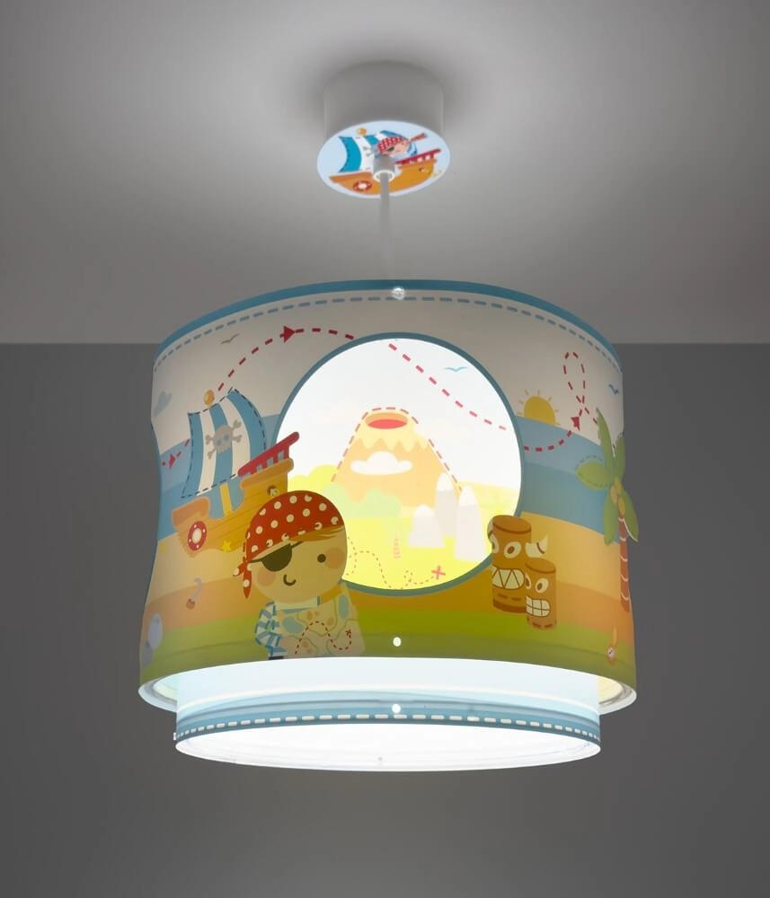 Kinderzimmer-Hängelampe Pirate Island Ø 26cm Dalber 8420406002736