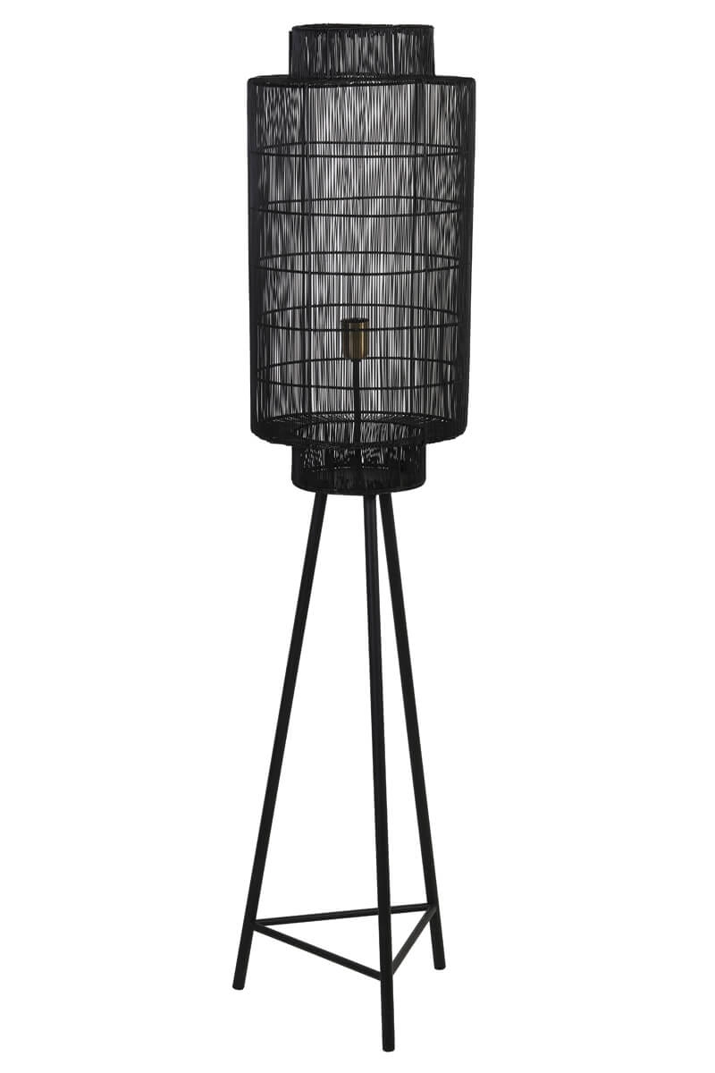 Böhmische Stehleuchte Gruaro schwarz Ø 32cm Light & Living 8717807206482