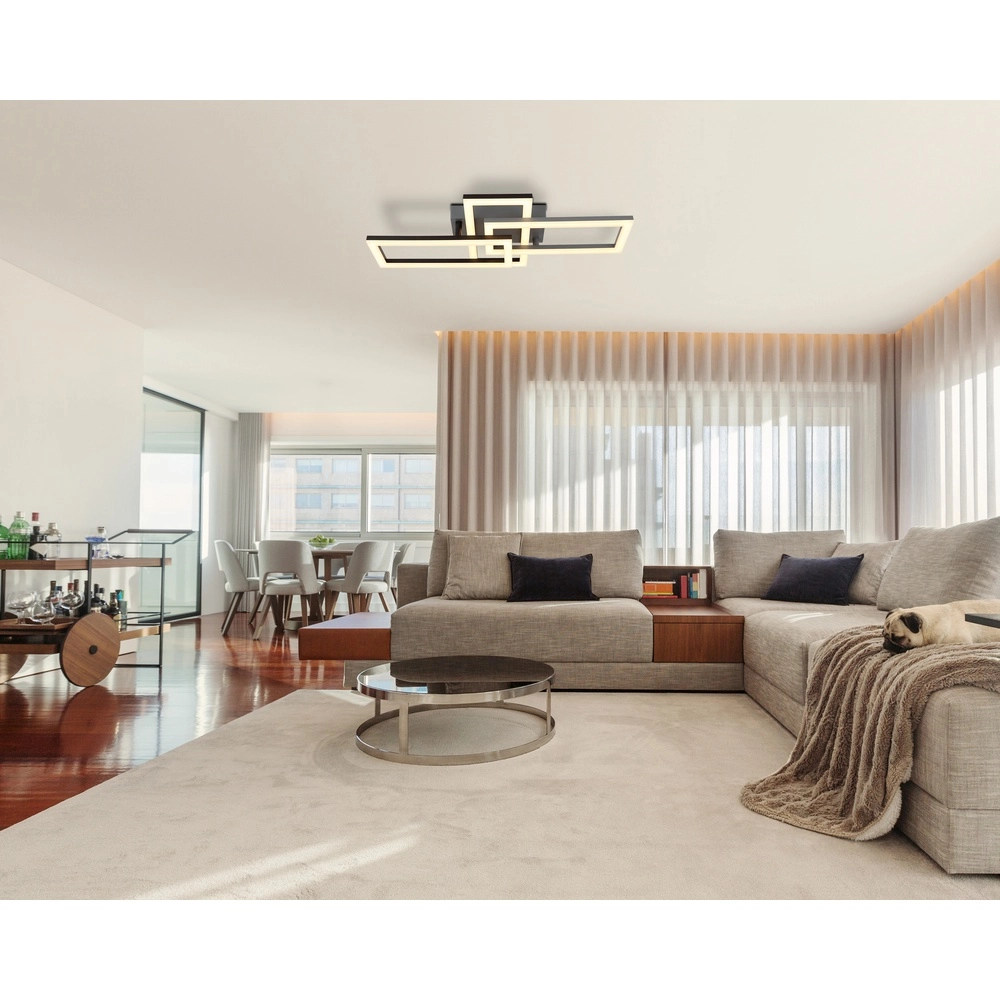 Deckenlampe mit schwarzem Design Sapena 61,4 x 34,1 cm Globo 9007371456390