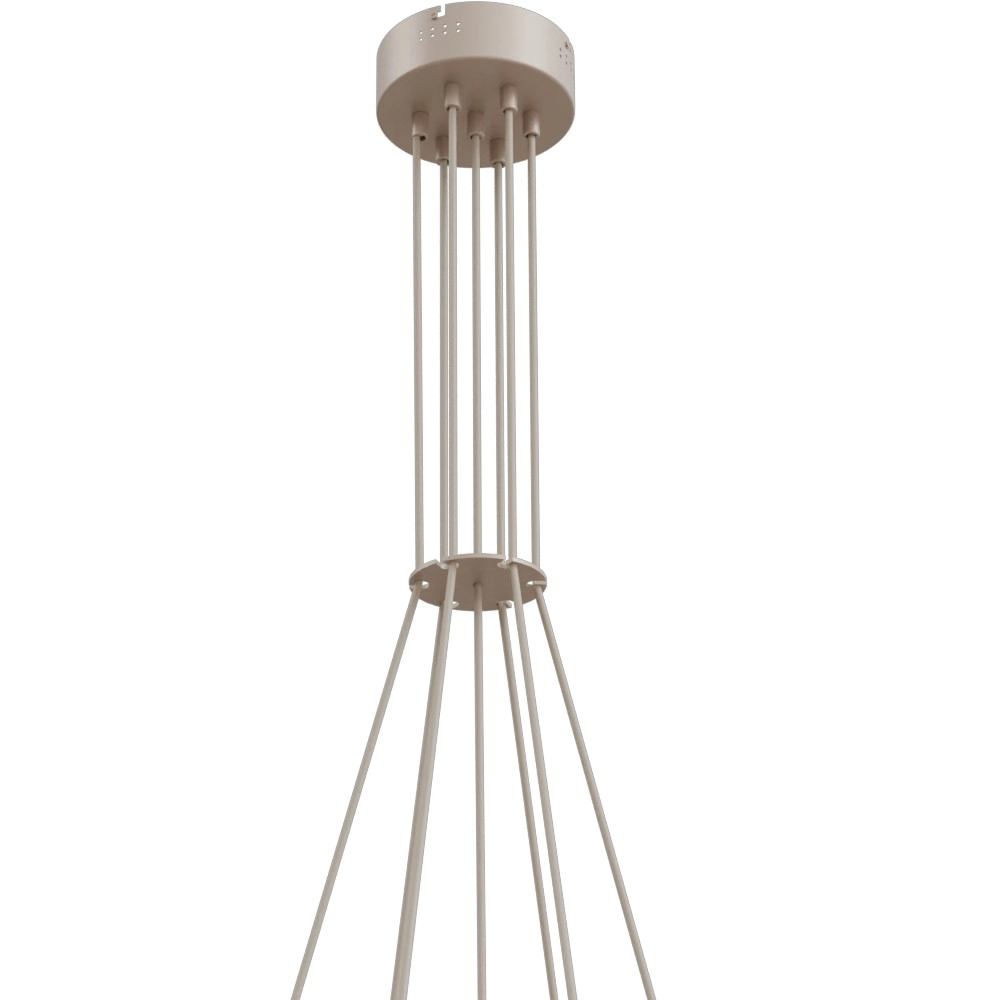 7-Licht Pendellampe Opera Beige Terra Masterlight 8718121424378