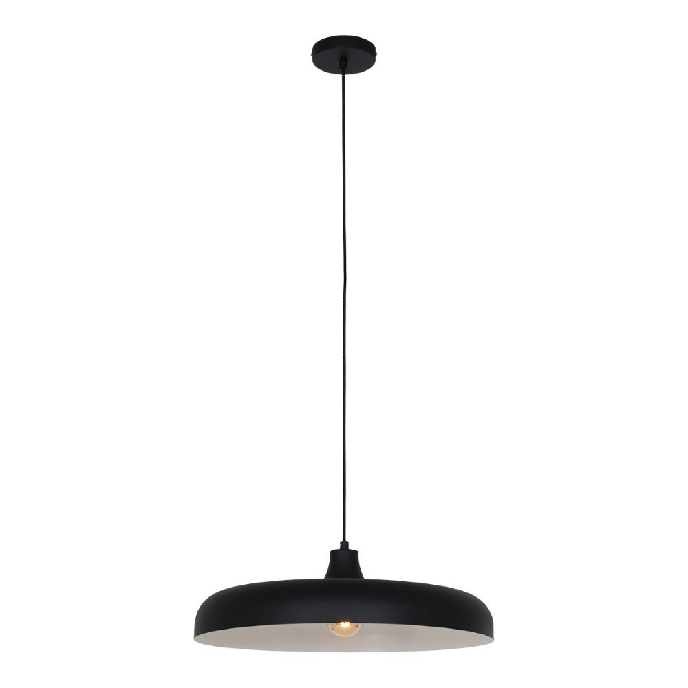 Schwarze Hängelampe Krisip Ø 50cm Steinhauer 8712746132564