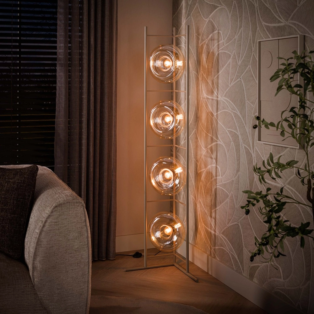 Moderne Stehlampe Soll Sandbraun