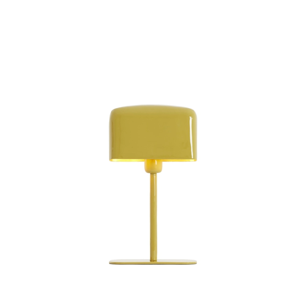 Nachttischlampe Elenie 20x10cm – glänzend ockergelb Light & Living 8717807818722