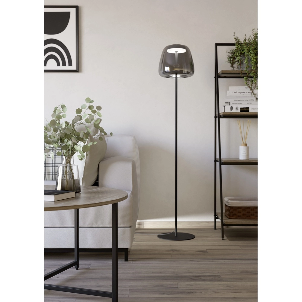 Stehlampe Alfero-Z Rauchglas – App-Steuerung Eglo 9008606312870