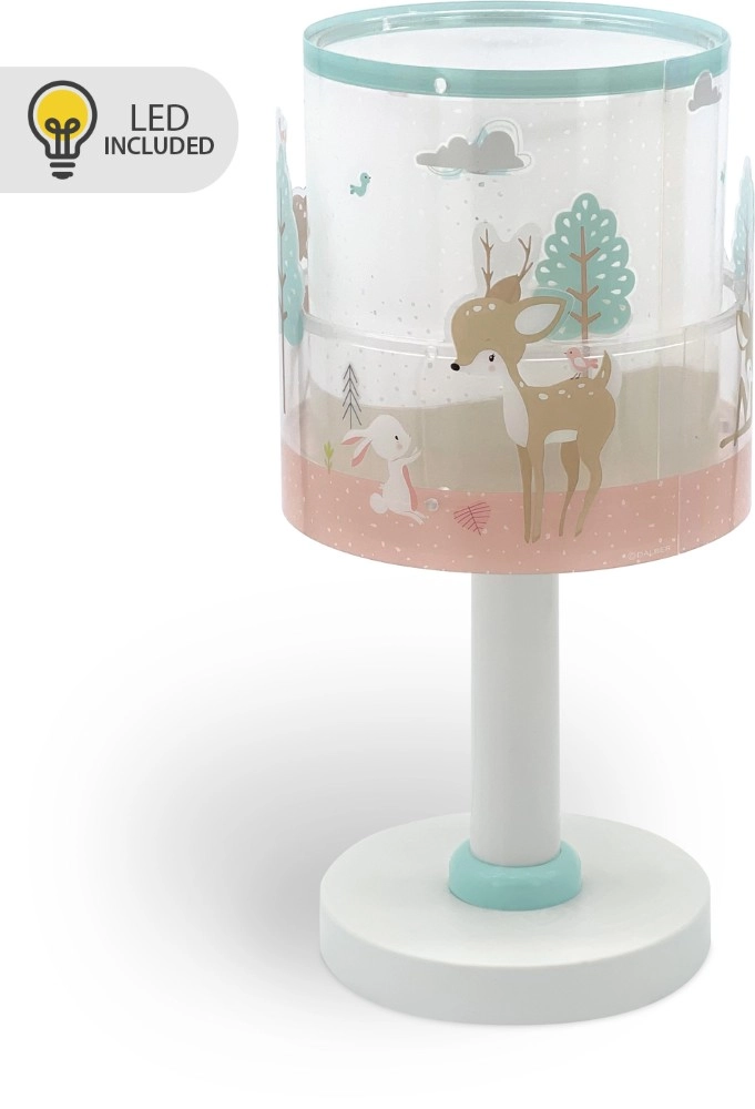 Tischleuchte für Kinderzimmer Loving Deer weiß Dalber 8420406002323