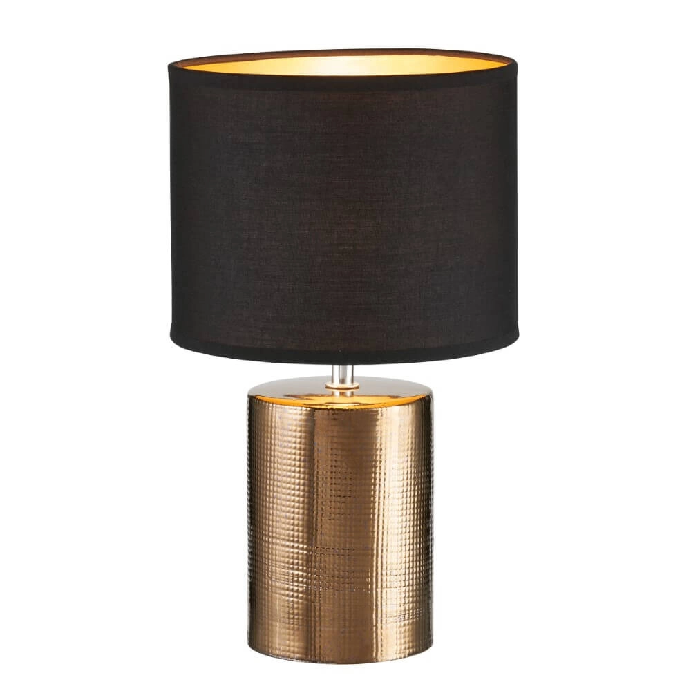 Tischlampe Bronz Ø 20cm Fischer & Honsel 4003694506571