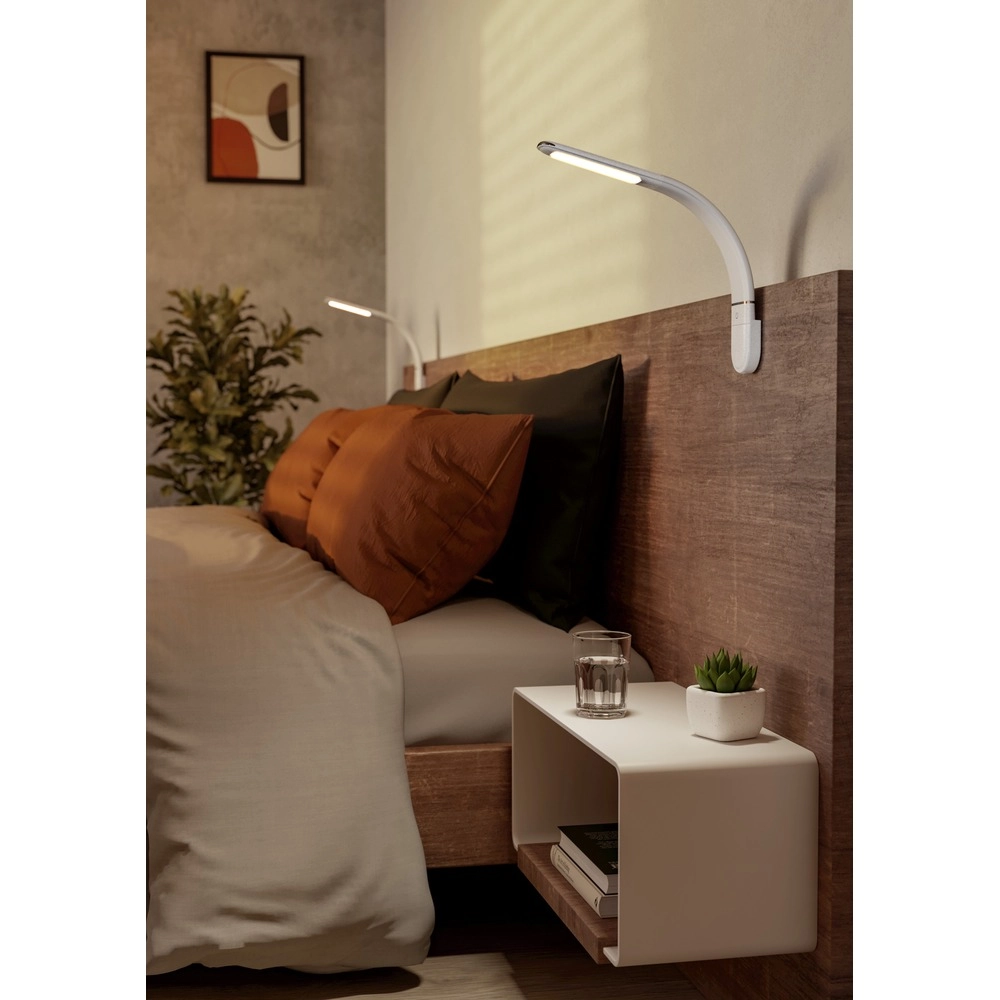 Klemmlampe Bevadoro Weiß Eglo 9008606389216