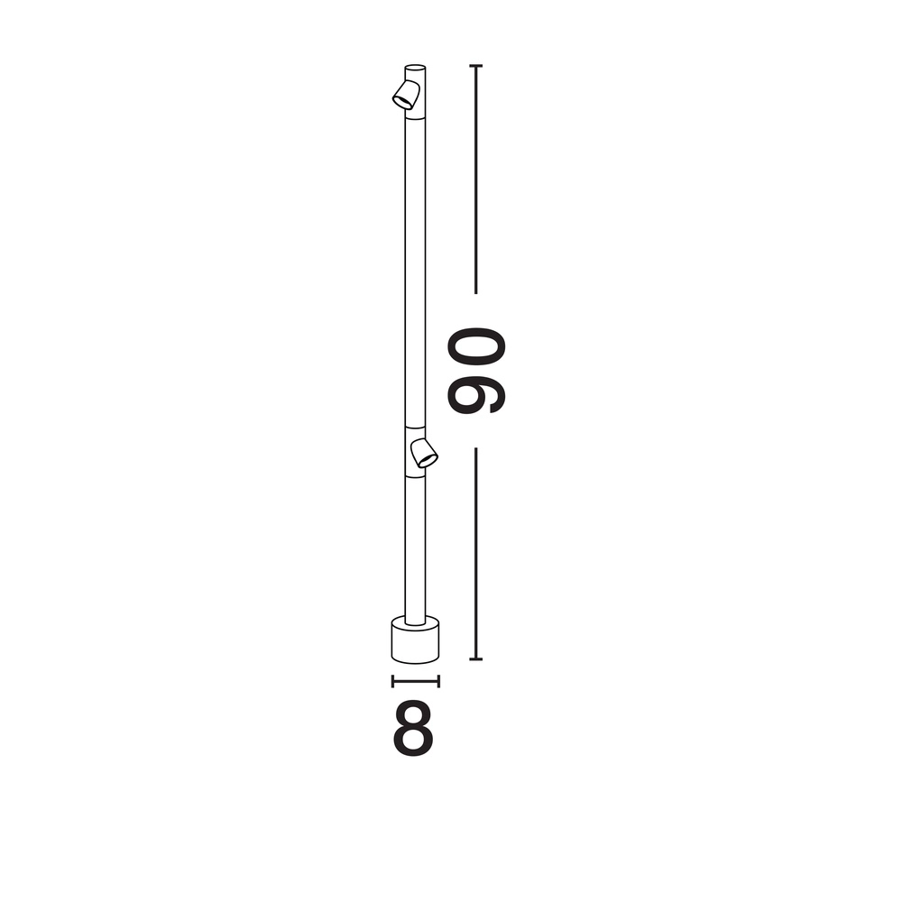 Beleuchtung des Weges Lord 90cm Lyora 5212017465399