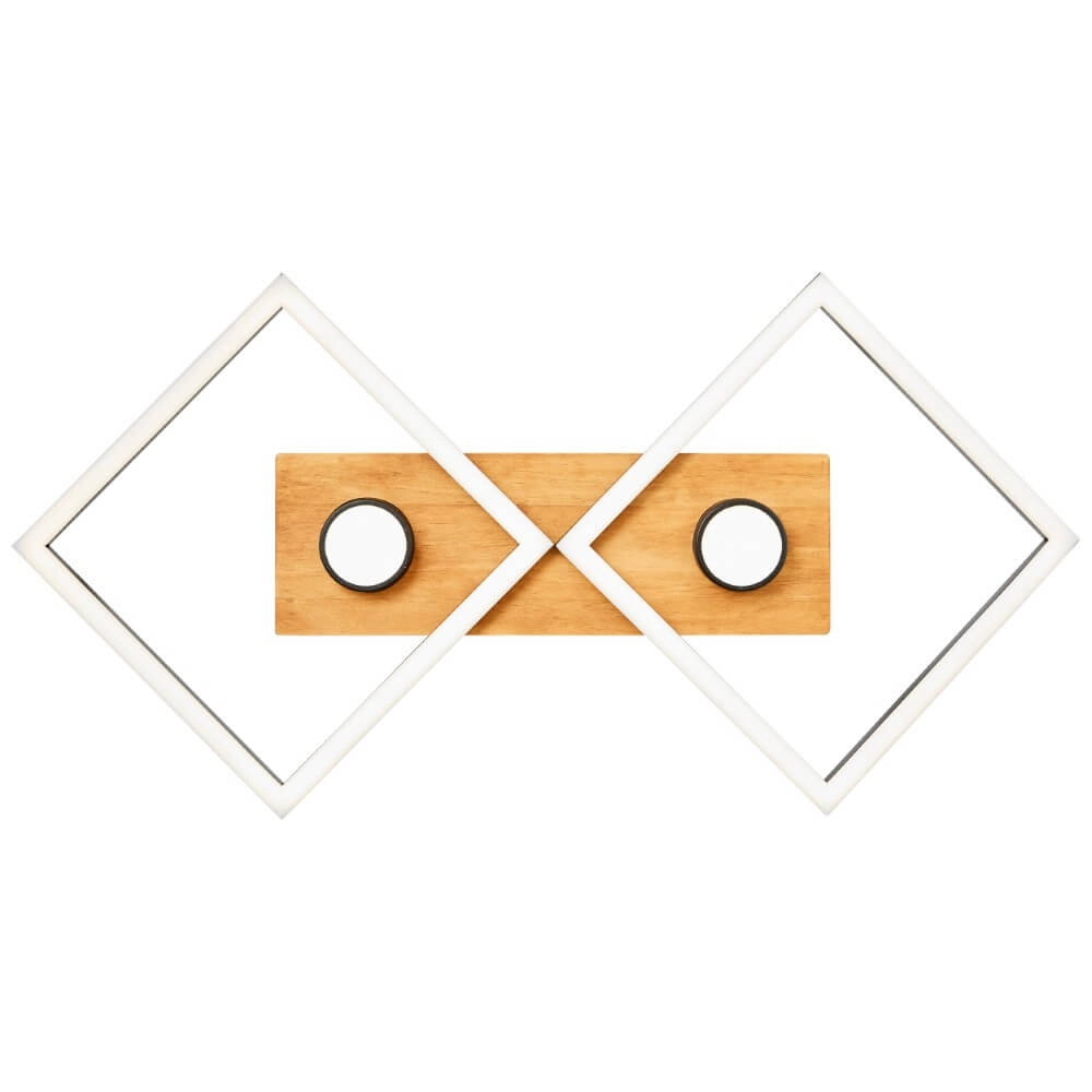 LED-Deckenleuchte aus Holz Woodbridge M Brilliant 4004353409707