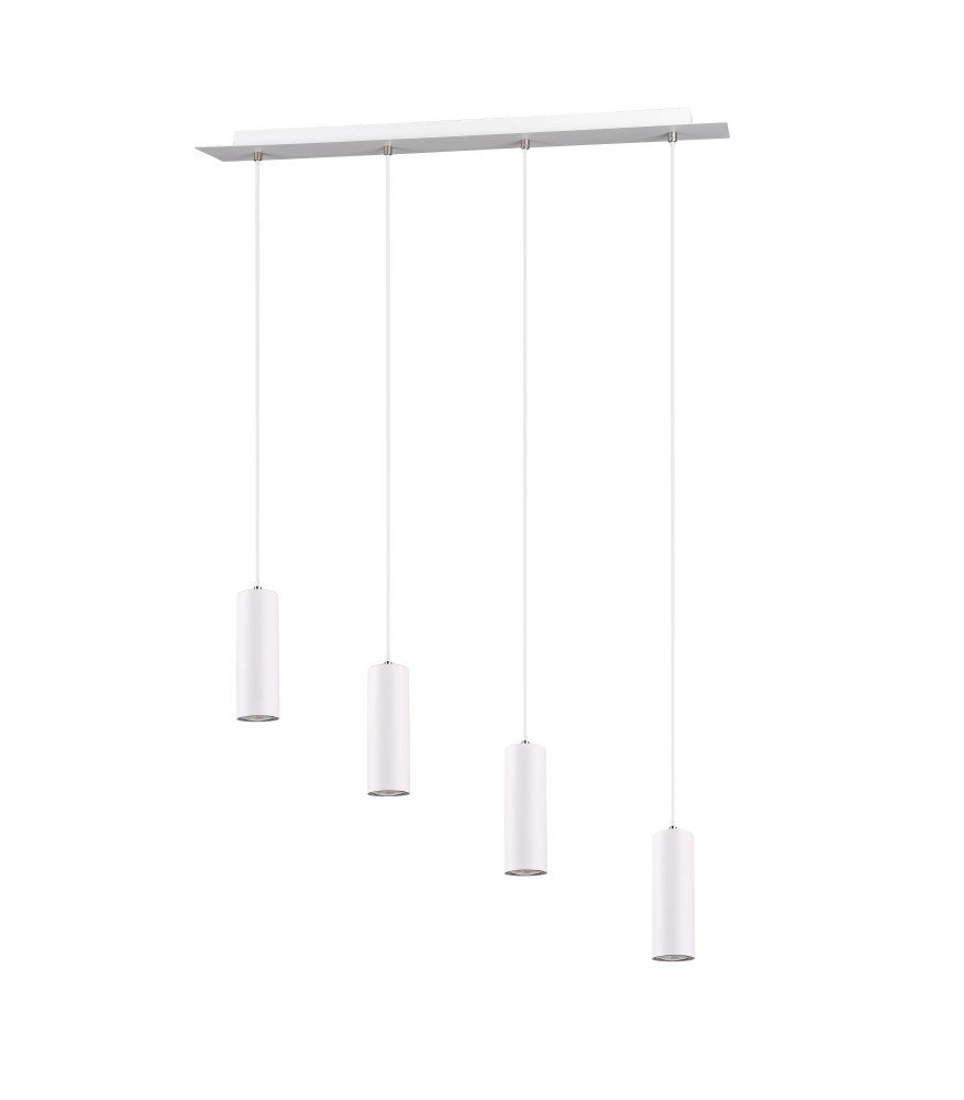 Pendelleuchte Marley 4-Licht weiß Trio 4017807408751