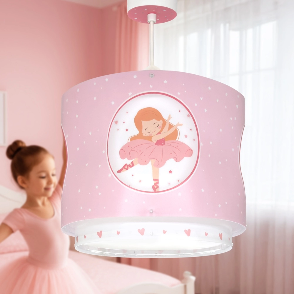 Pendelleuchte Princess Dance Pinkes Leuchten im Dunkeln Dalber 8420406002743
