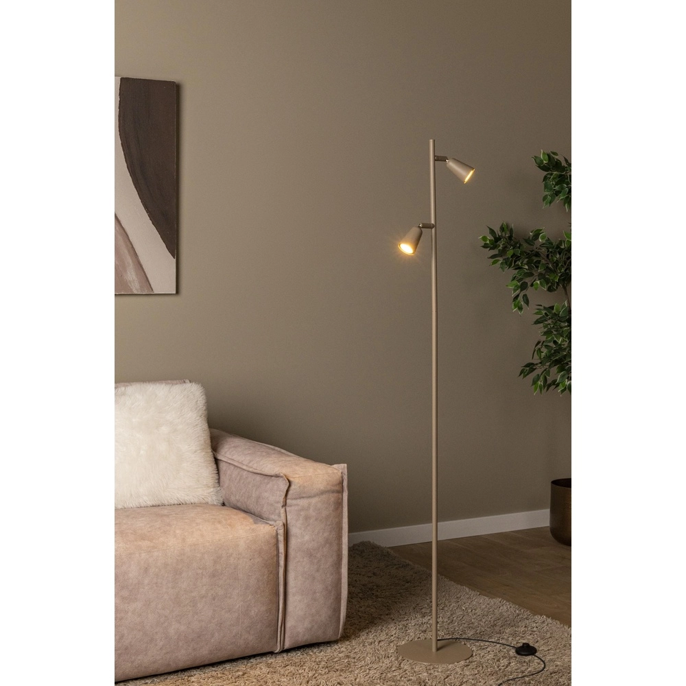 Design-Leselampe Tiana taupe Lucide 5411212650474