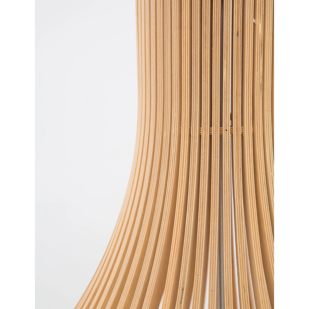 Moderne Pendelleuchte Soho Holz Ø 38cm Lyora 5212017424938