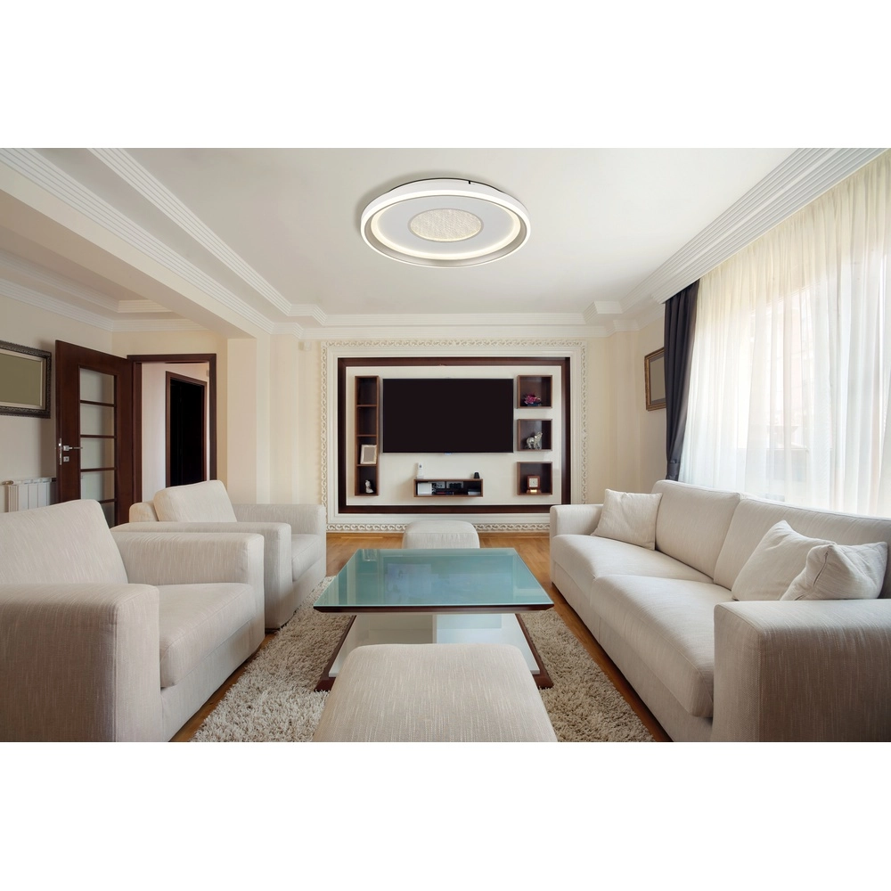 Deckenlampe Eila Ø 48 cm weiß Globo 9007371516407
