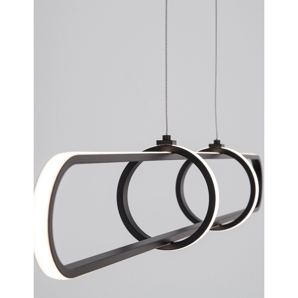 Design-Pendelleuchte Arte Länglich schwarz Lyora 5212017426062