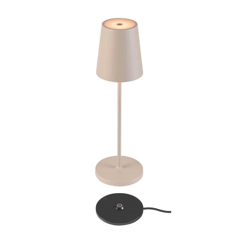 Tischlampe für den Außenbereich Vinolina Two beige - wiederaufladbar SLV 4024163288286