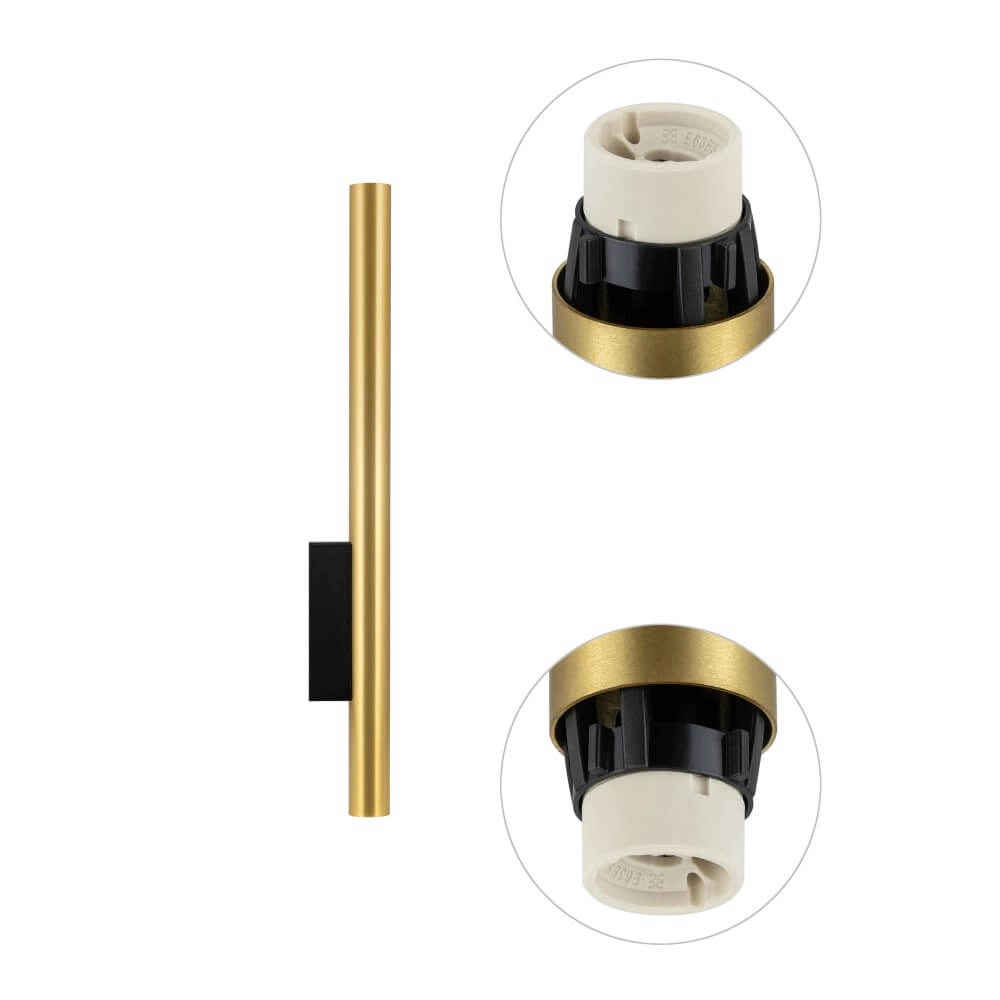 Goldener langer Wandstrahler Fourty  XL oben unten Lyora 5903139107600
