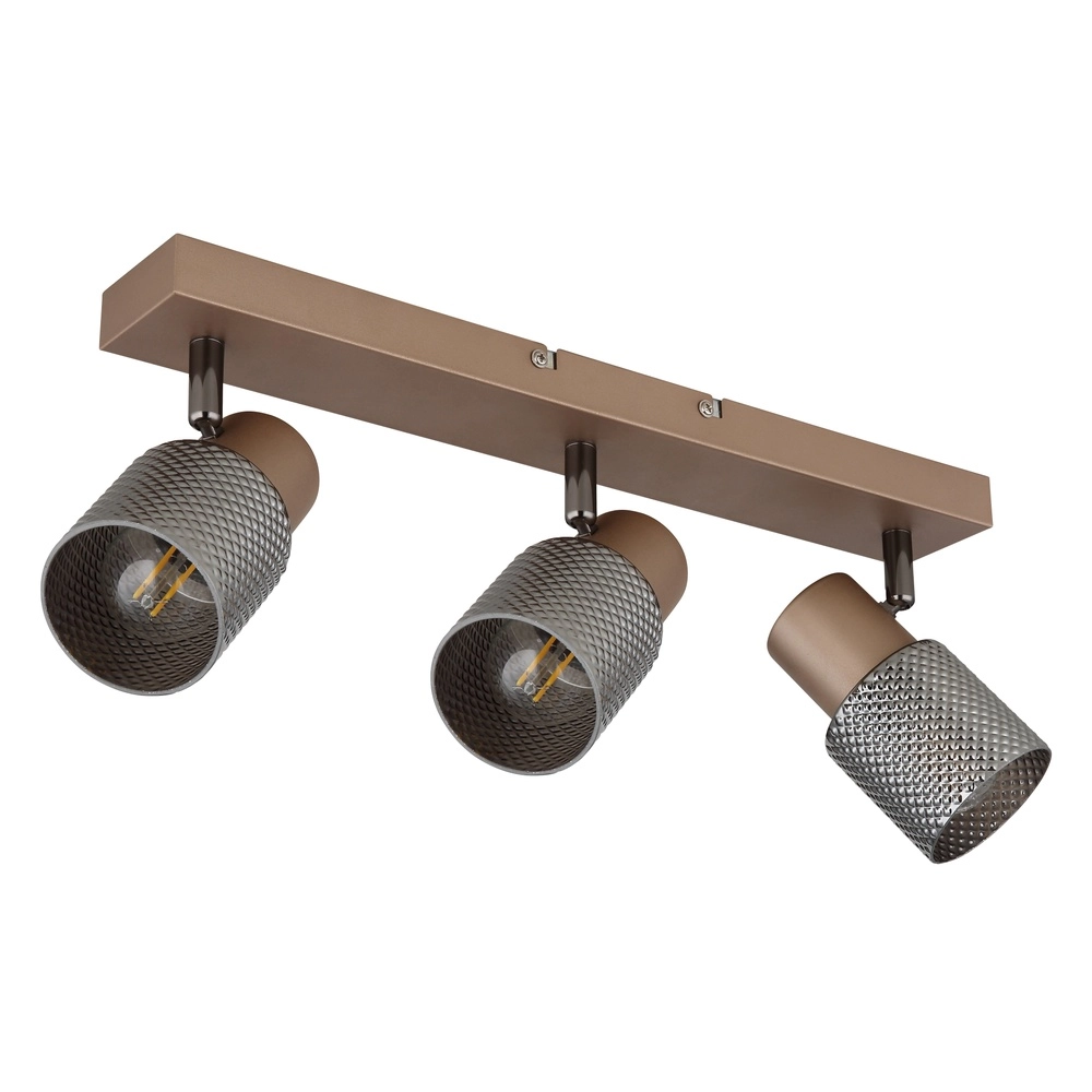 Deckenlampe Satella 3-hell Kaffeebraun Globo 9007371462575