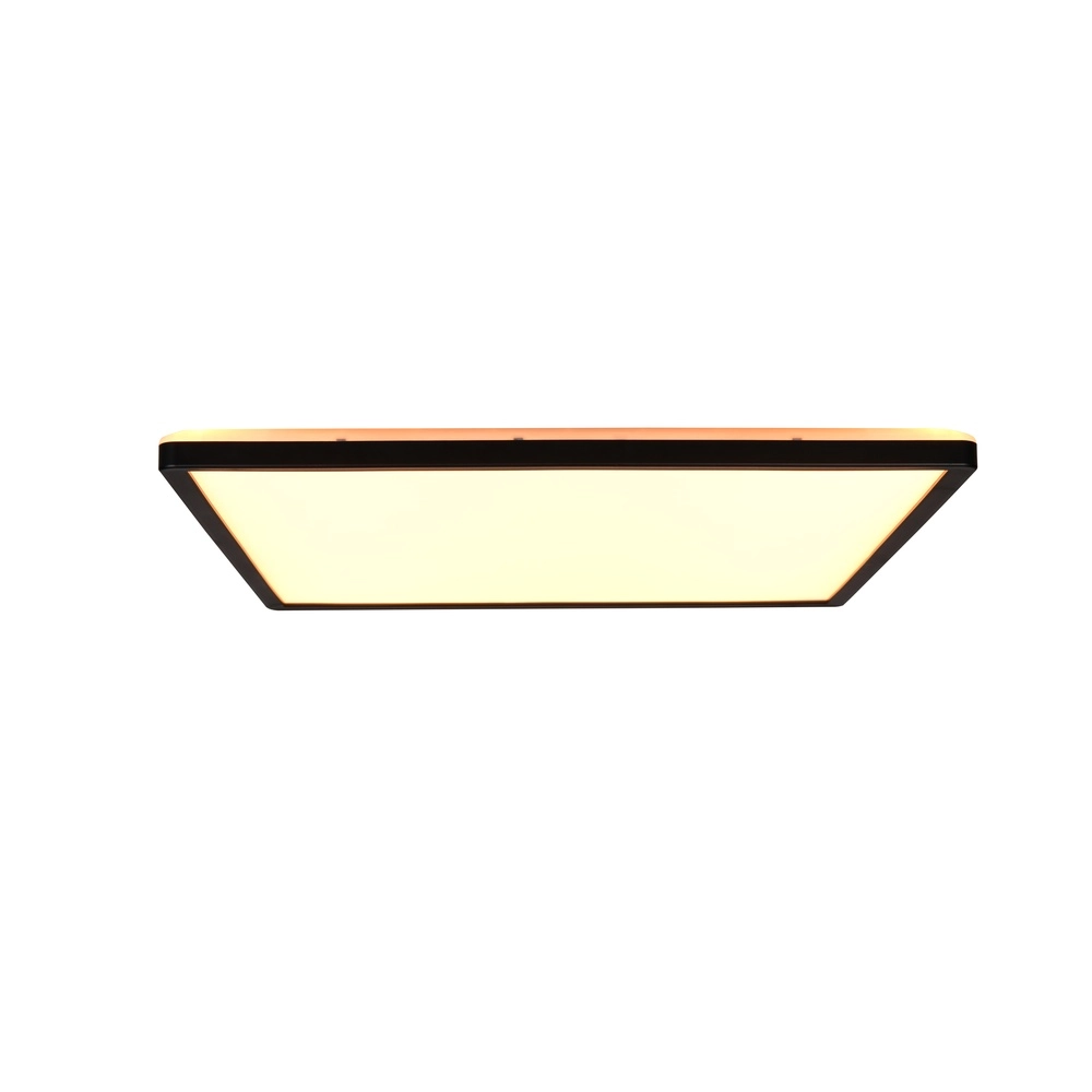 Quadratische Deckenlampe Emra Schwarz 42 cm Trio 4017807704198