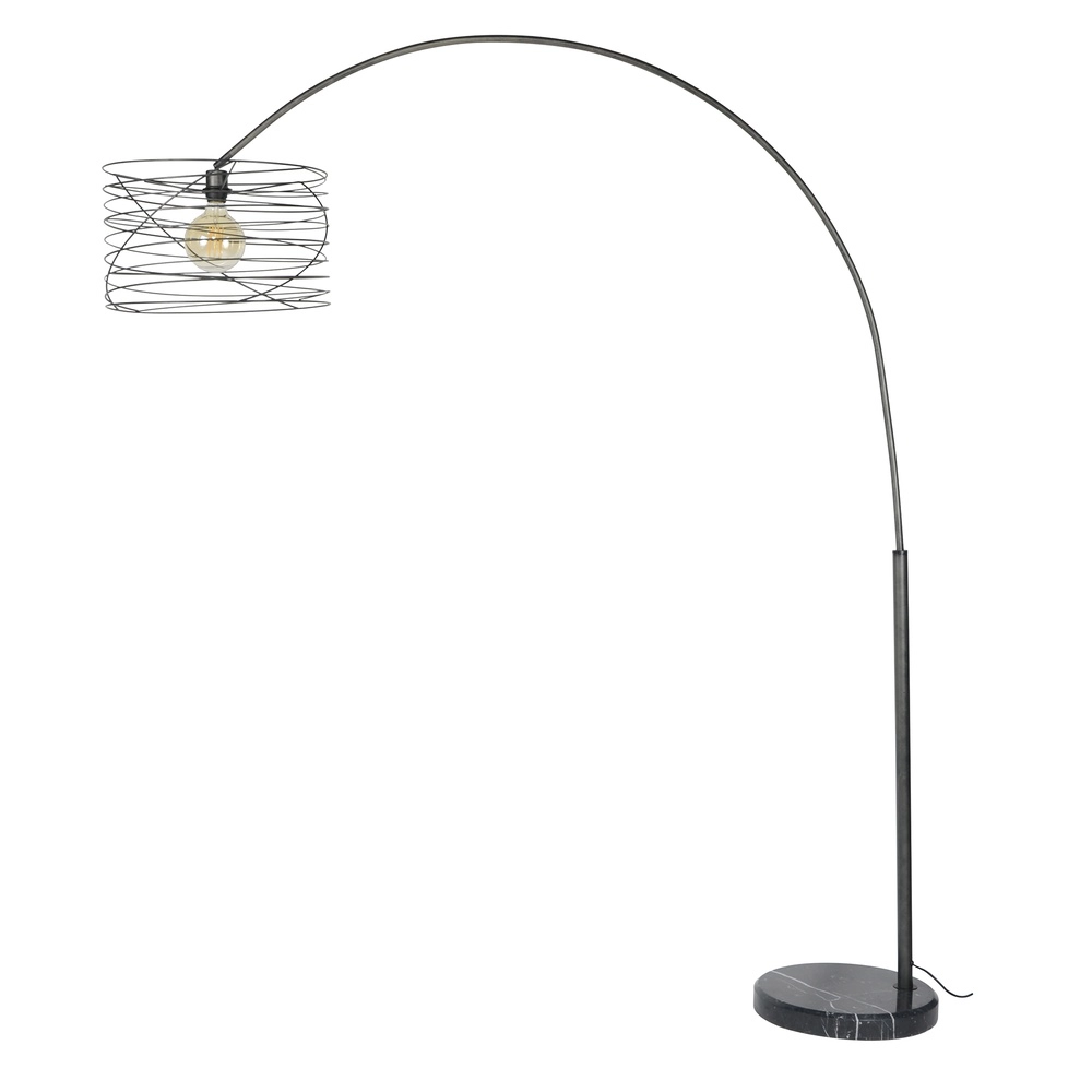 Lichtbogenlampe Curl mit Drahtkappe Lyora 8716803512498