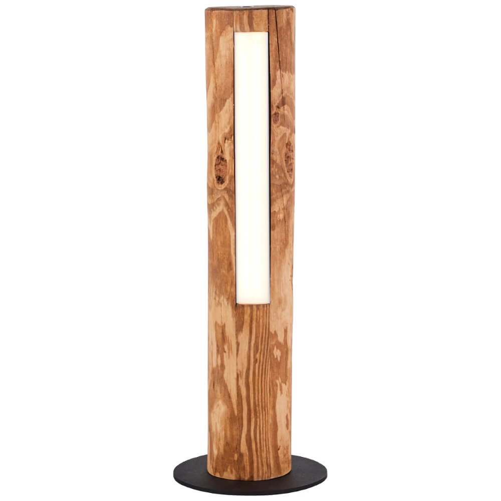 Tischlampe aus Holz Odun 46cm hoch Brilliant 4004353393532