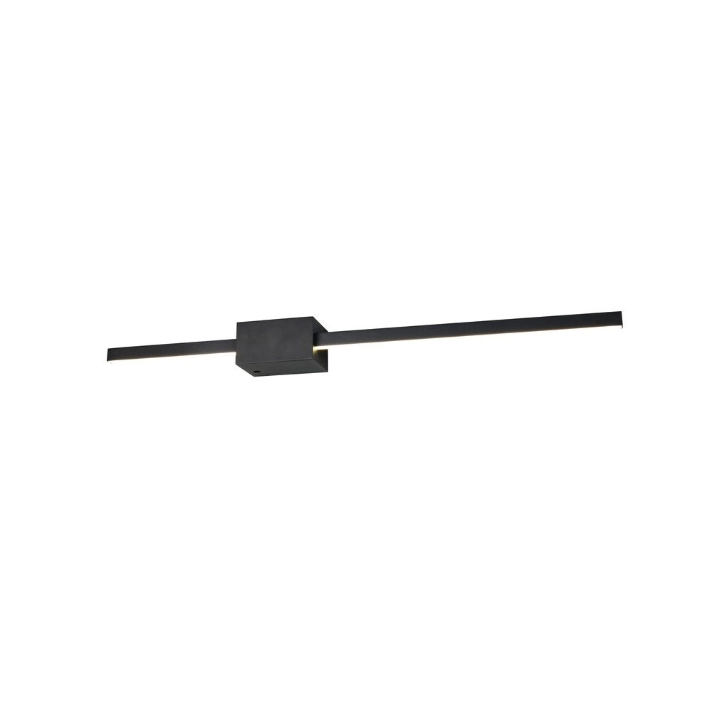 Moderne Wandlampe Cassino Schwarz 70,5 cm Trio 4017807683226