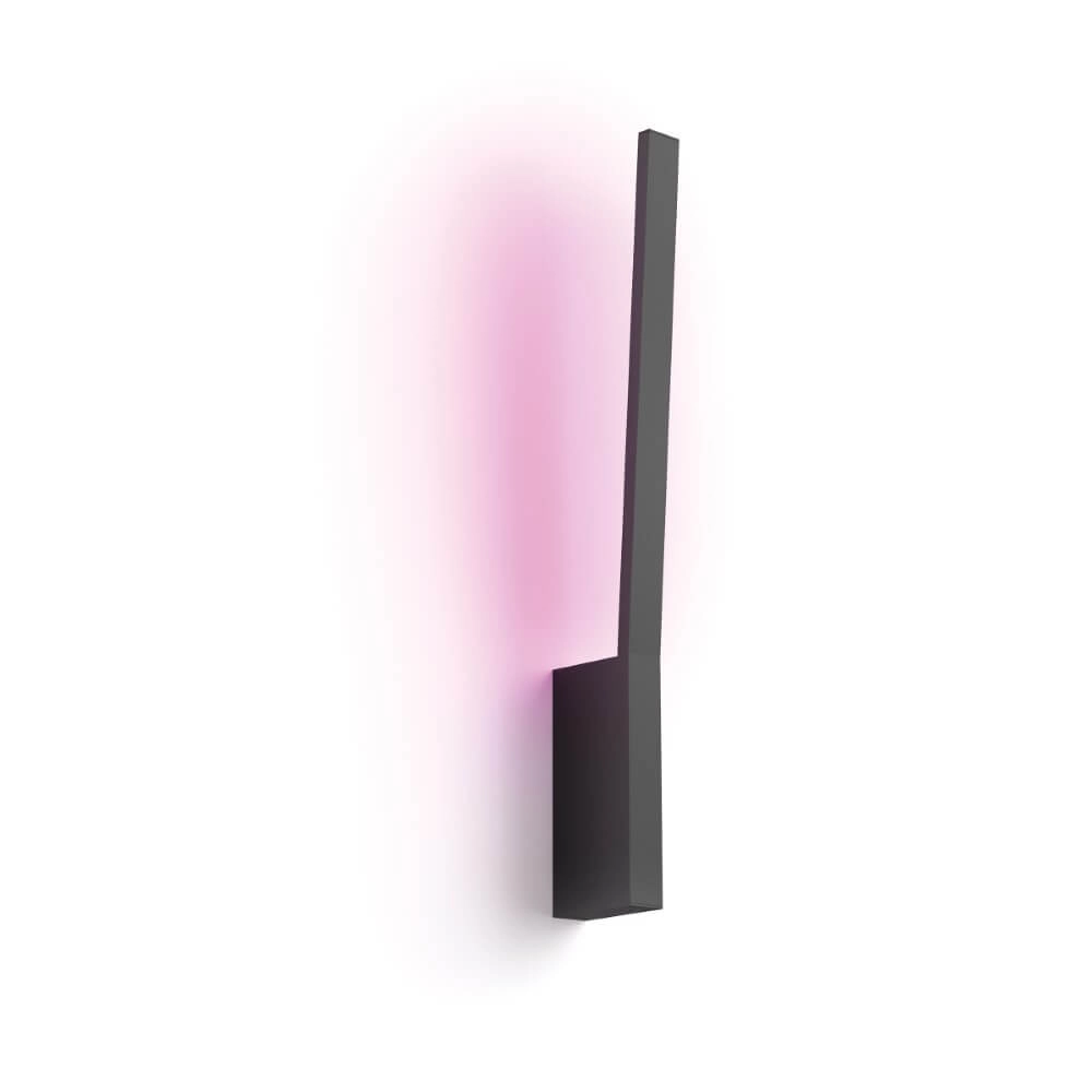 Wandleuchte Hintergrundbeleuchtung Hue Liane - White and Color Schwarz Philips 8719514343429
