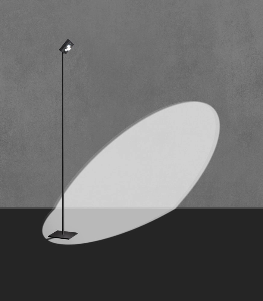 Schlanke Stehlampe Jake Design schwarz ETH 8720195306948