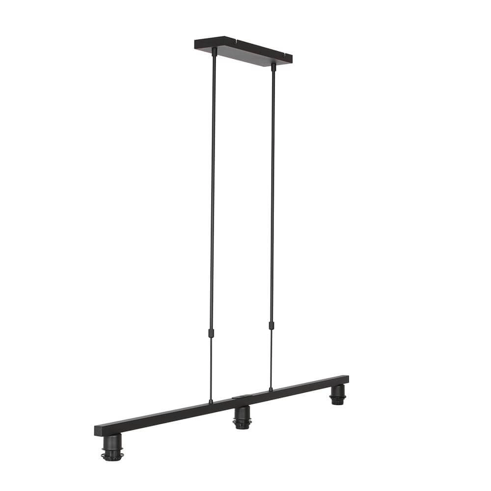 3-flammige Pendelleuchte Stang schwarz mit Bambus Steinhauer 8712746172423