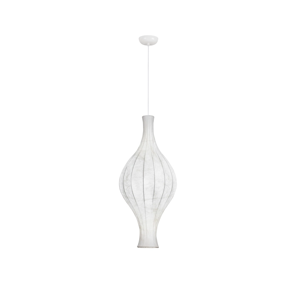 Weiße Pendelleuchte Seda Ø 38cm Lyora 5212017477873