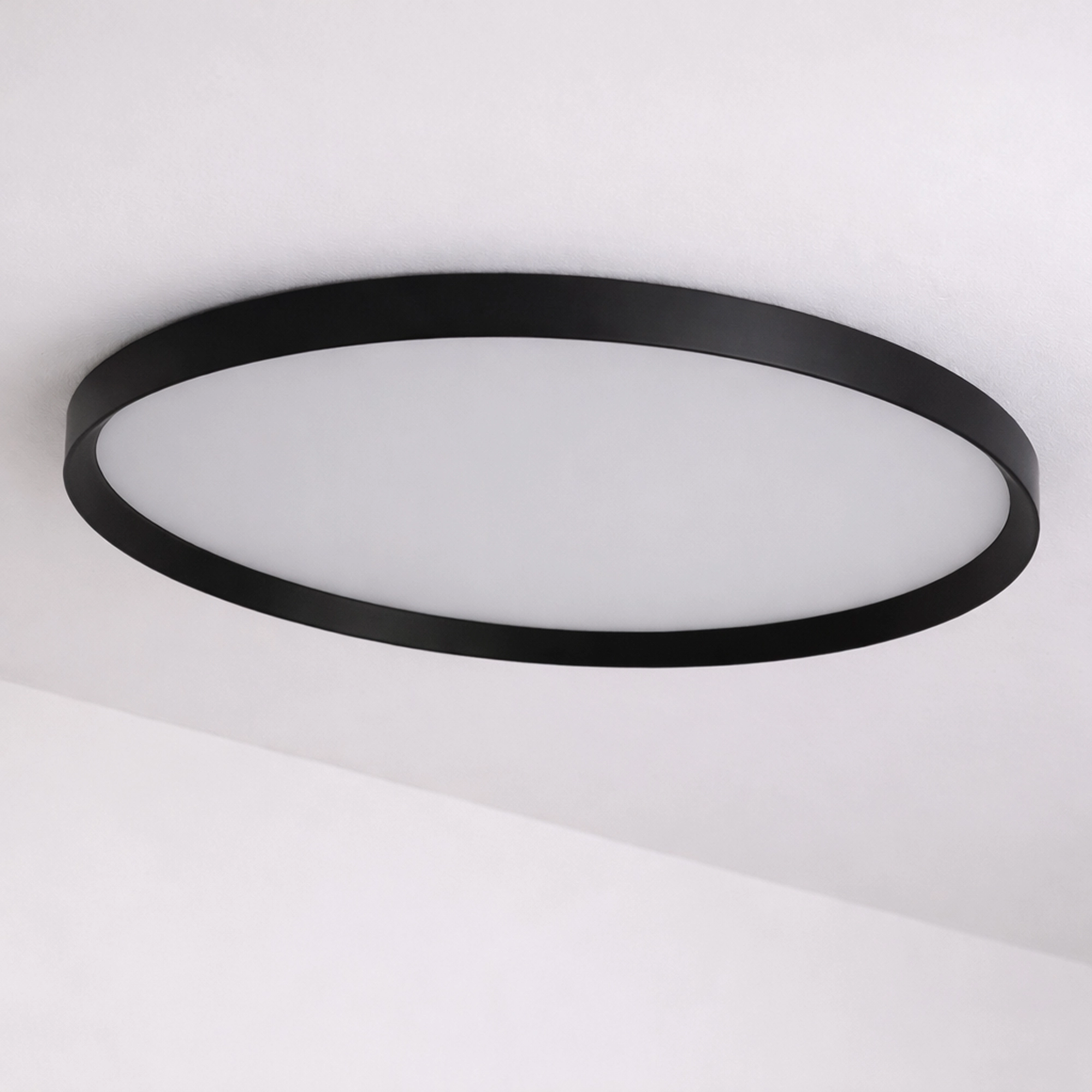 Elegante Deckenlampe Prisma schwarzer Ø 45 cm Lyora 5053423315263