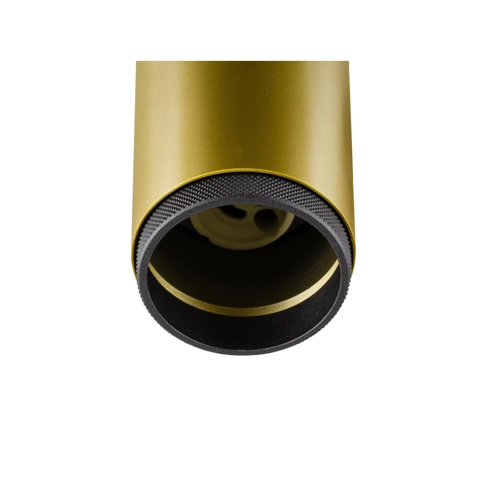 Aufputz-Spot Grip! L Gold mit schwarzem Ring SLV 4024163304412