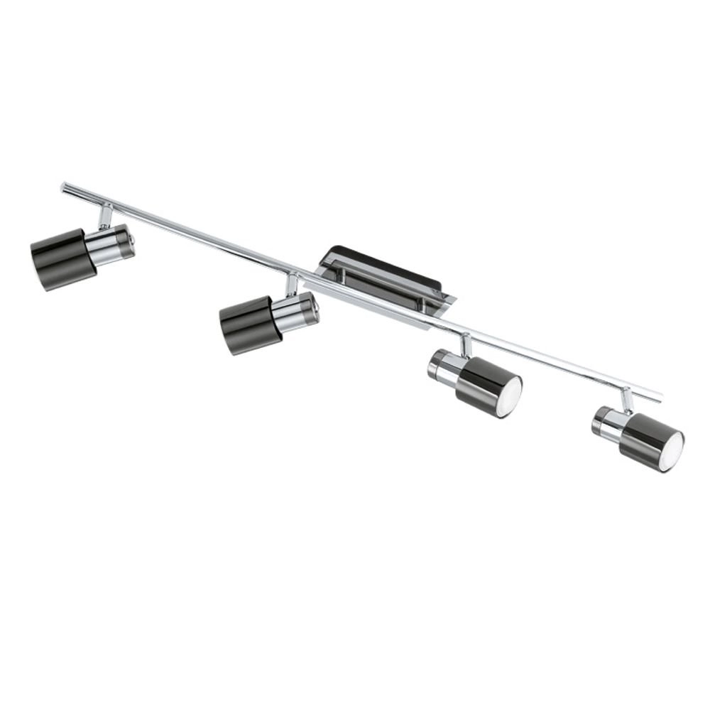 LED-Deckenspot Davida 4-Licht-Nickelschwarz