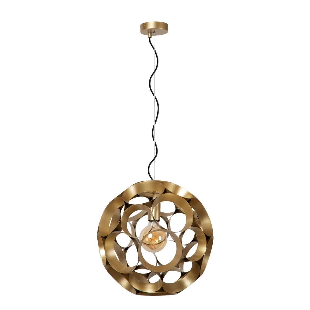 Einzigartige Pendellampe Hannelore Ø 40cm Gold