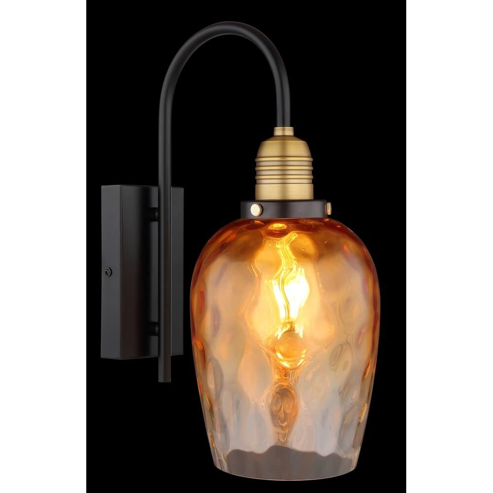 Wandleuchte Salvy Braunglas-Wabe Globo 9007371451609